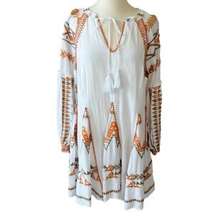 Hale Bob Ravin Embroidered Dress